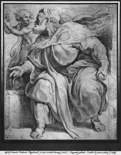 El profeta Ezequiel, después de Michelangelo Buonarroti de Peter Paul Rubens